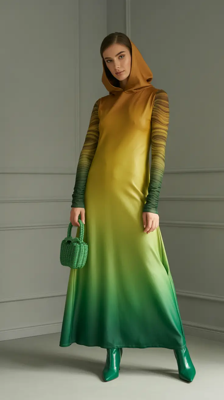 winter outfits cold 2025-2026 Ombre Drama
