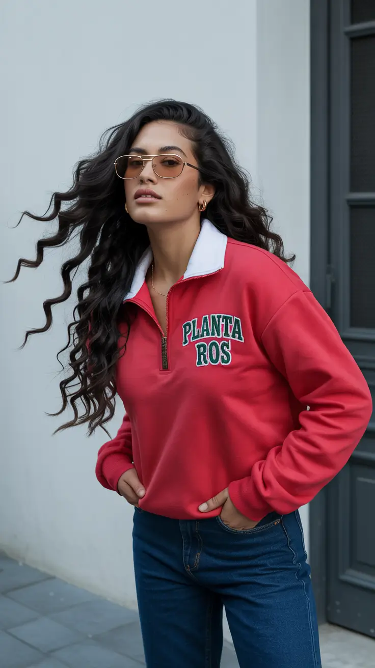 winter work outfits 2025-2026 Varsity Revival with a Cozy Twist