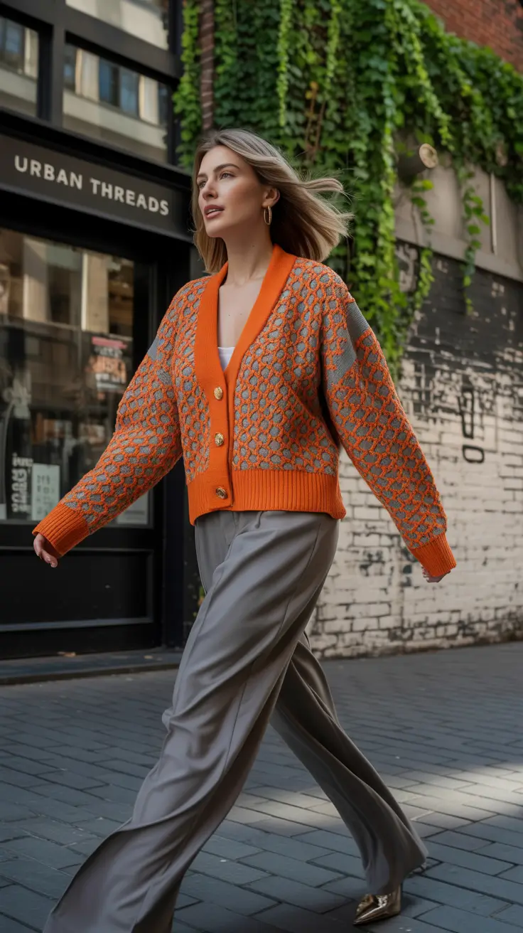 winter work outfits 2025-2026 Power Pop With Retro Confidence