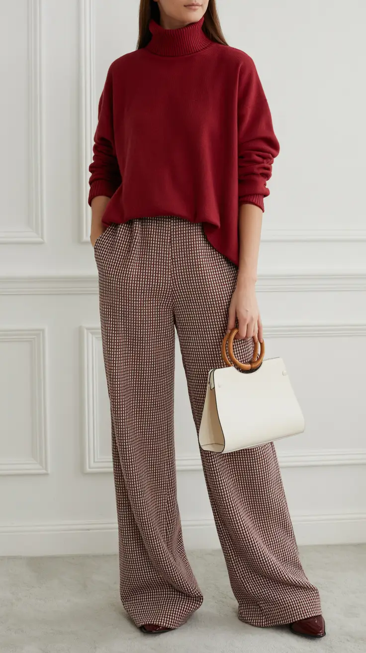 winter work outfits 2025-2026 Monochrome Mood With a Twist