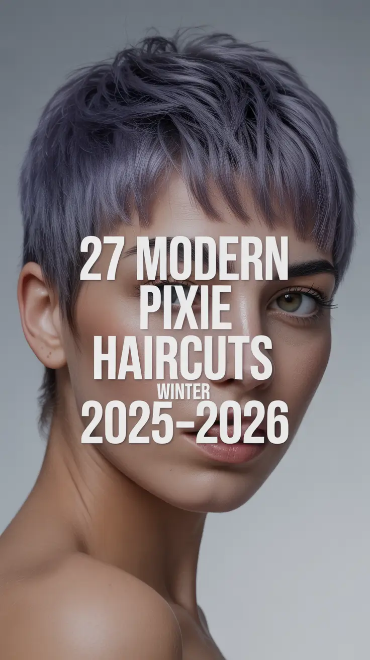 Modern Pixie Haircuts Winter 2025–2026: Stunning Short & Wavy Styles for Trendy Women