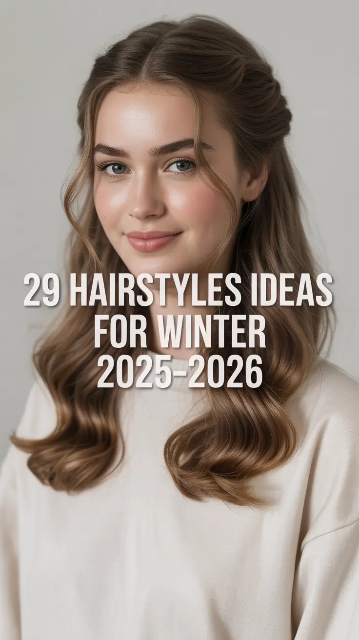 Hairstyles Ideas for Winter 2025–2026: Cute, Cozy & Aesthetic Trends to Try Now