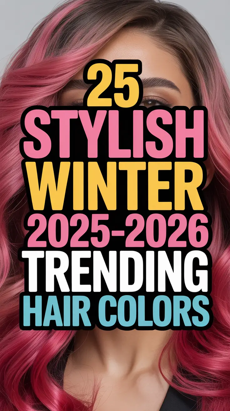 Stylish Winter 2025–2026 Trending Hair Colors: Fresh Ideas for Every Woman
