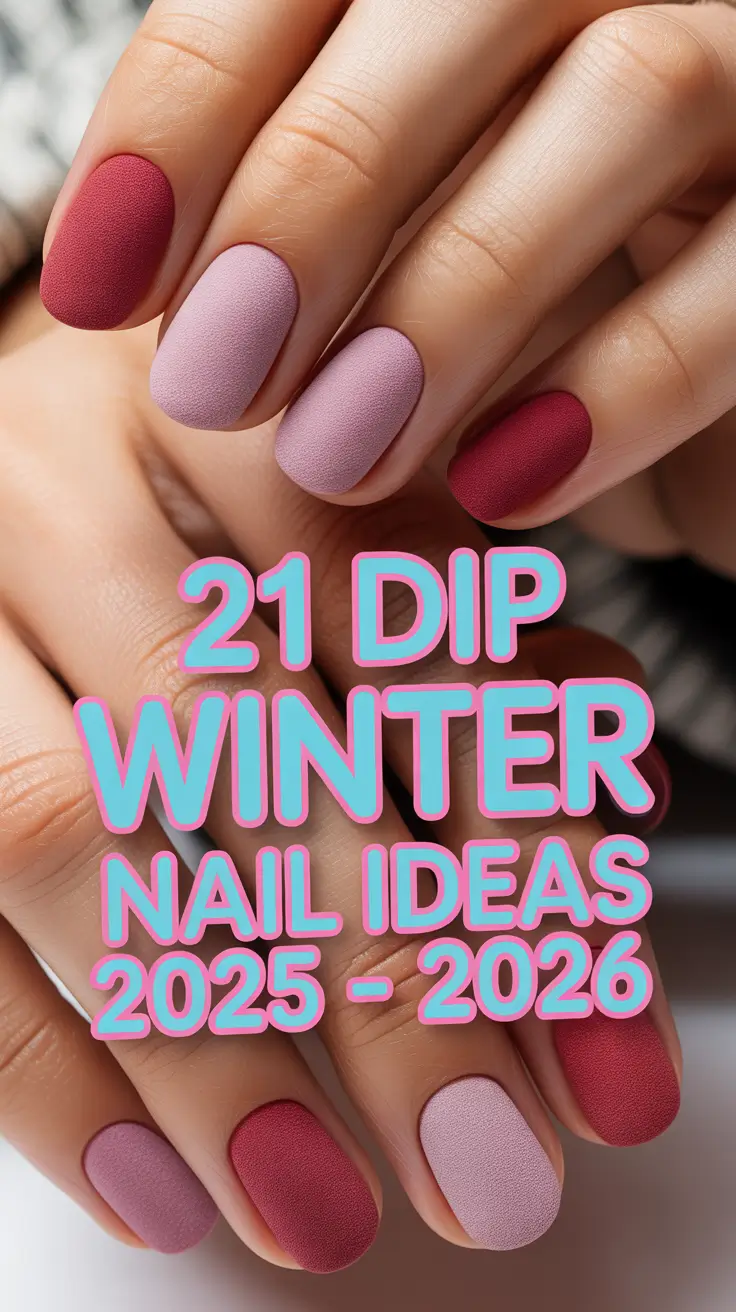 Dip Winter Nail Ideas 2025–2026: Stunning Blue, Chrome & Cute Short Winter Nails You’ll Love