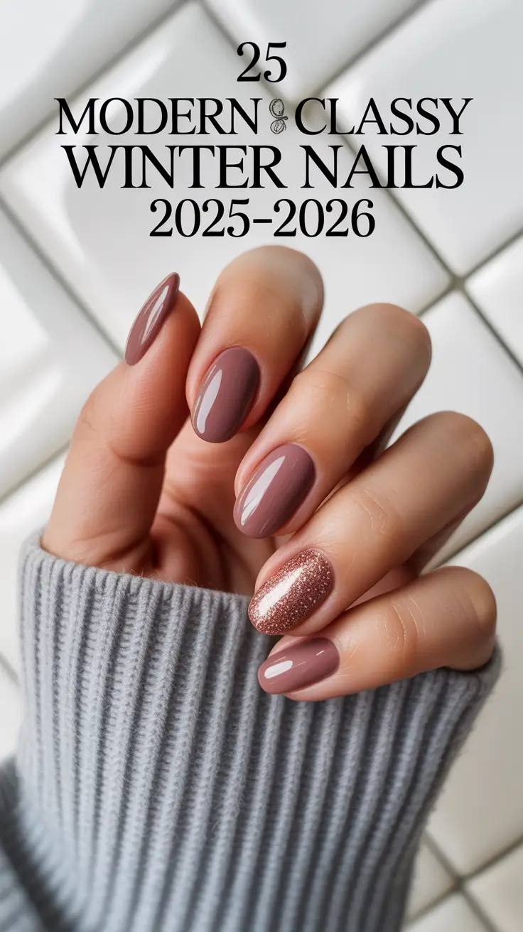 Modern Classy Winter Nails 2025–2026: Chic Simple Designs & Inspo for a Polished Look