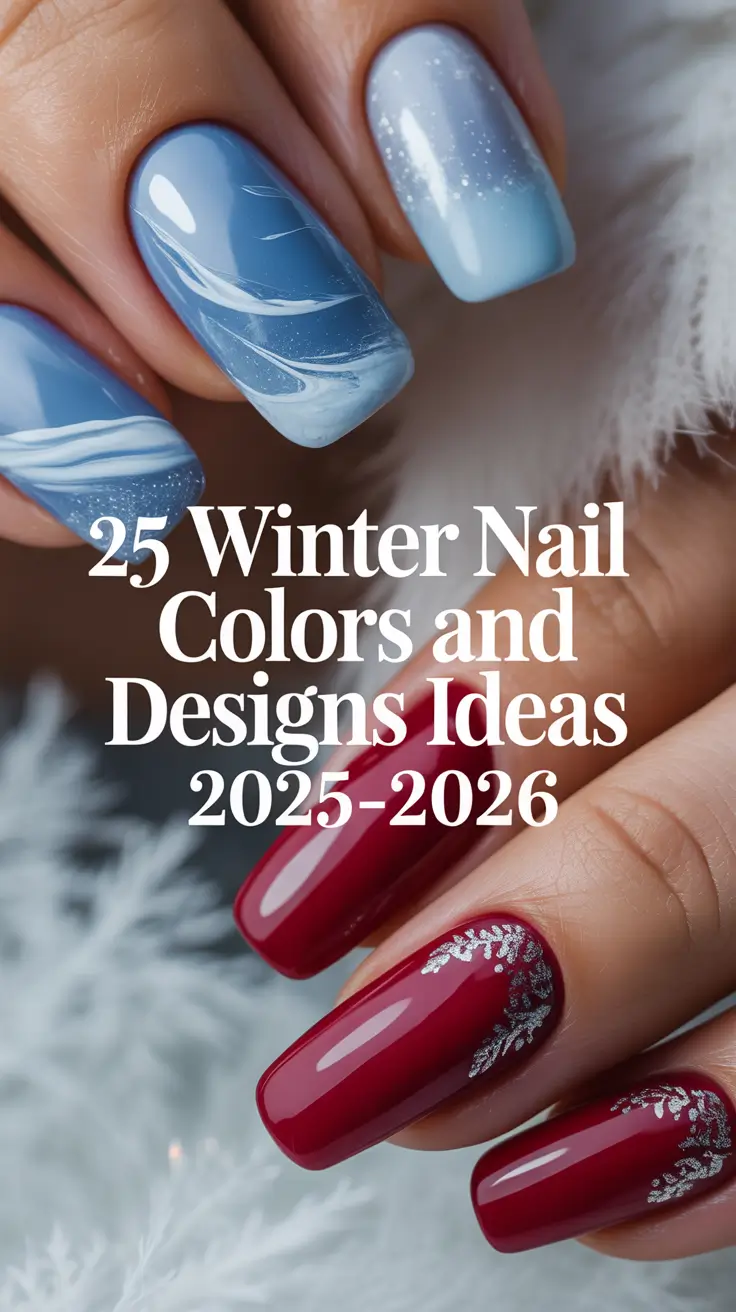 Winter Nail Colors and Designs Ideas 2025–2026: Chic, Cozy & Creative Manicure Trends for the Season