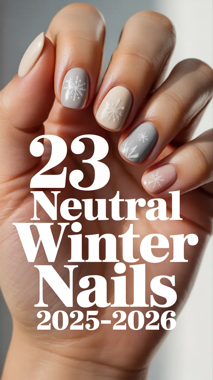 Neutral Winter Nails 2025–2026: Cozy Gel and Acrylic Ideas for a Chic Cold-Season Look