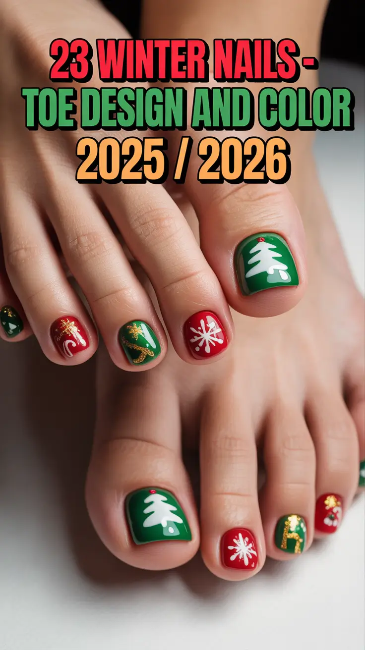 Winter Nails – Toe Design and Color 2025 / 2026: Chic Pedicure Ideas, Trends & Inspo for the Cold Season
