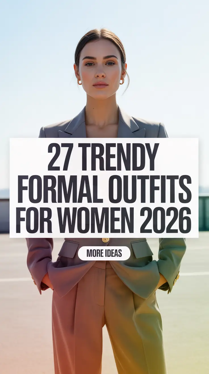 Trendy Formal Outfits for Women 2026: Classy, Modern & Elegant Looks for Every Event