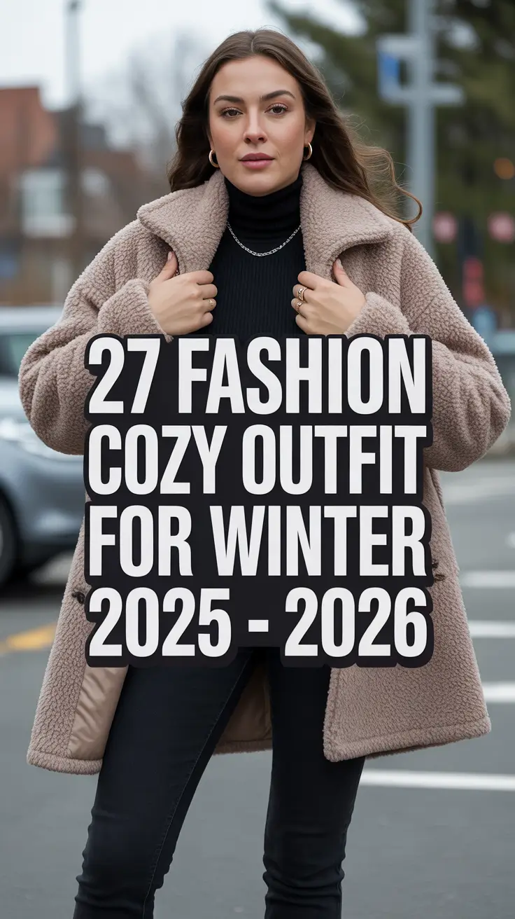 Fashion Cozy Outfit for Winter 2025 - 2026: Comfy & Aesthetic Style Ideas