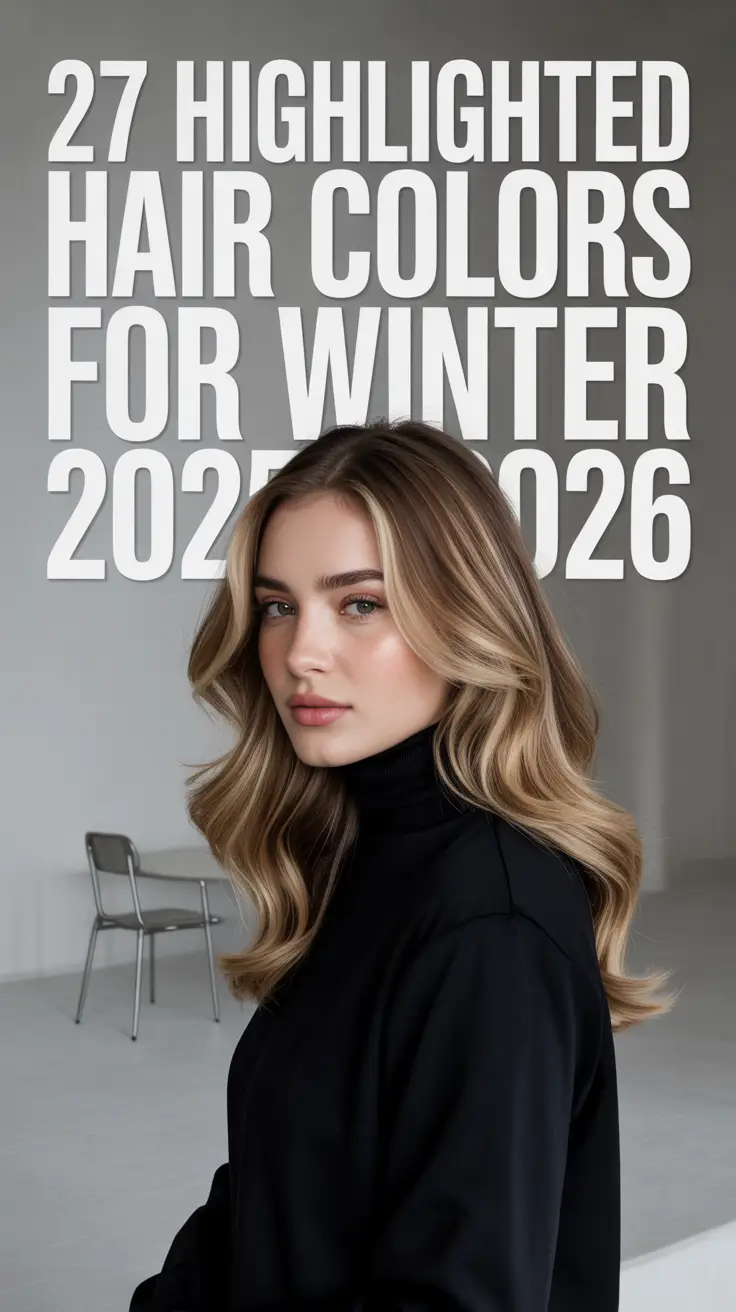 Highlighted Hair Colors for Winter 2025–2026: Cool and Bright Seasonal Ideas