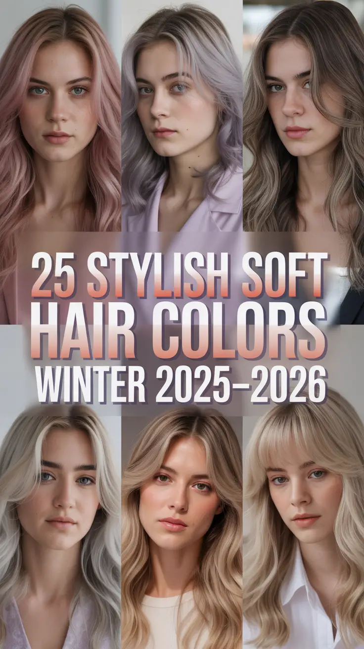 Stylish Soft Hair Colors Winter 2025–2026: Best Ideas and Inspo