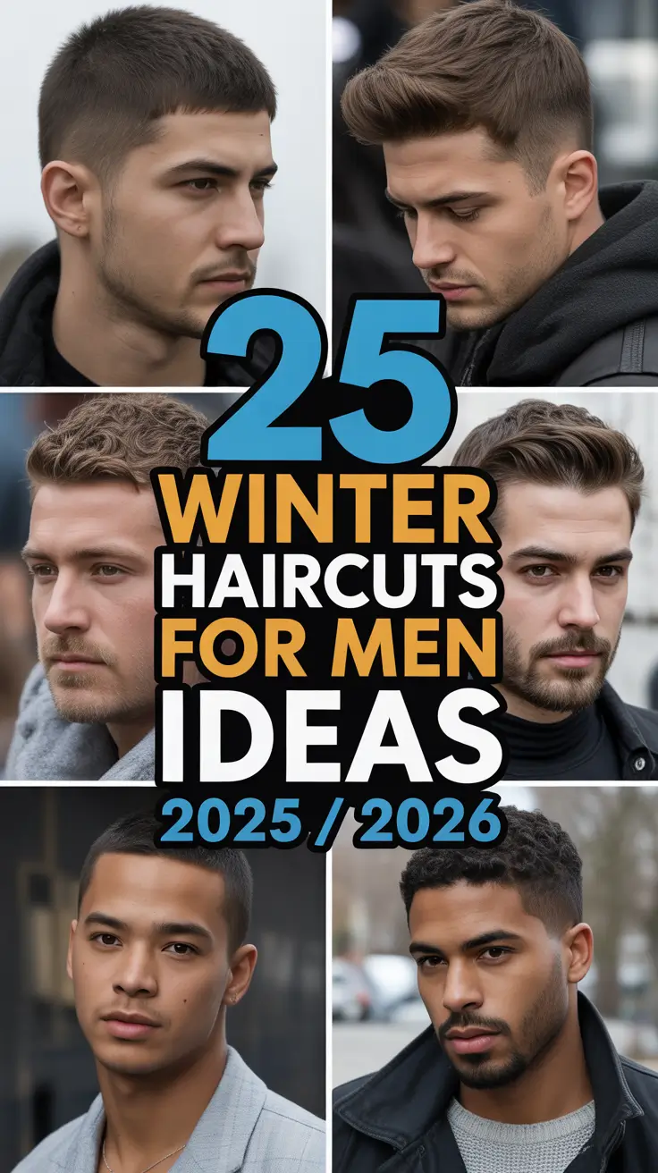 Winter Haircuts for Men Ideas 2025-2026: Trendy, Clean & Stylish Cuts for Every Hair Type