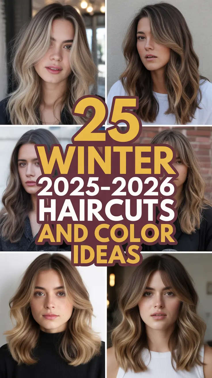 Winter 2025–2026 Haircuts and Color Ideas: Trendy Cuts, Warm Shades, and Inspo for Every Style