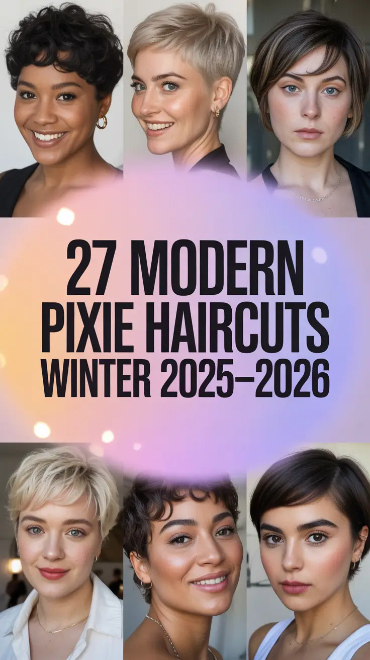 Modern Pixie Haircuts Winter 2025–2026: Stunning Short & Wavy Styles for Trendy Women