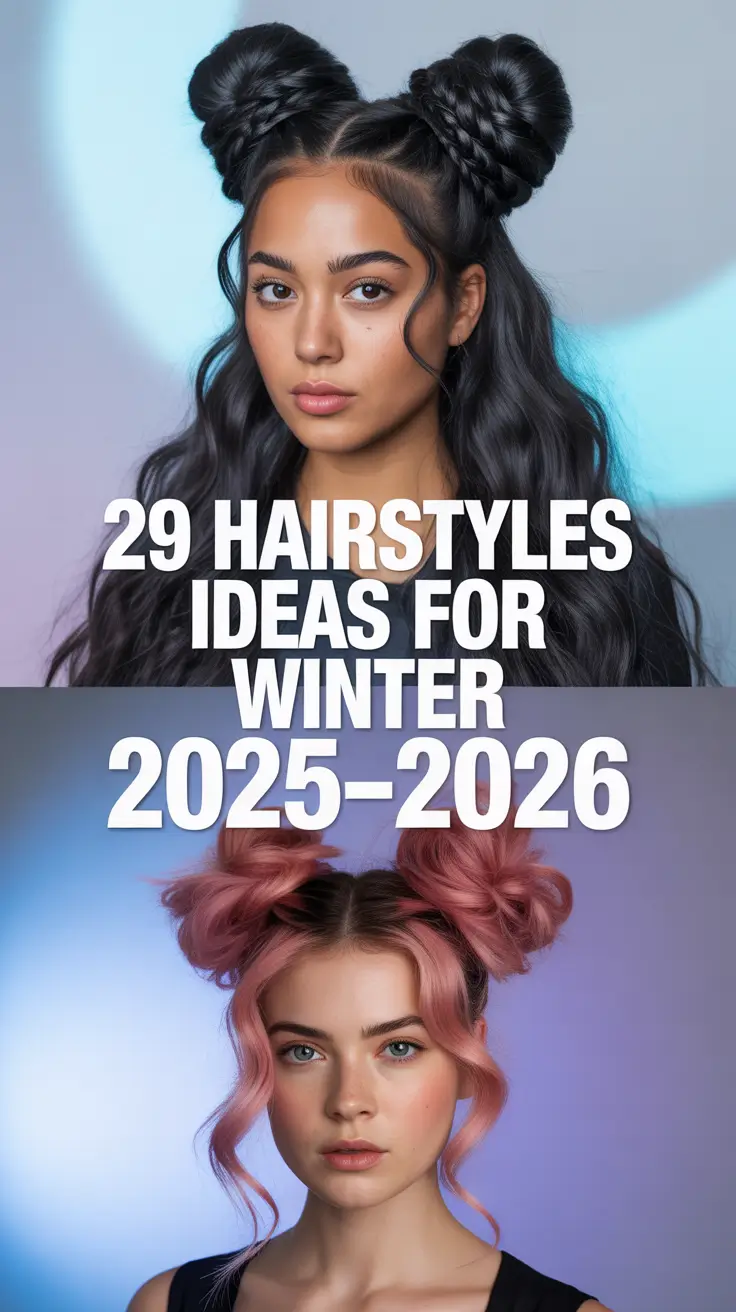 Hairstyles Ideas for Winter 2025–2026: Cute, Cozy & Aesthetic Trends to Try Now