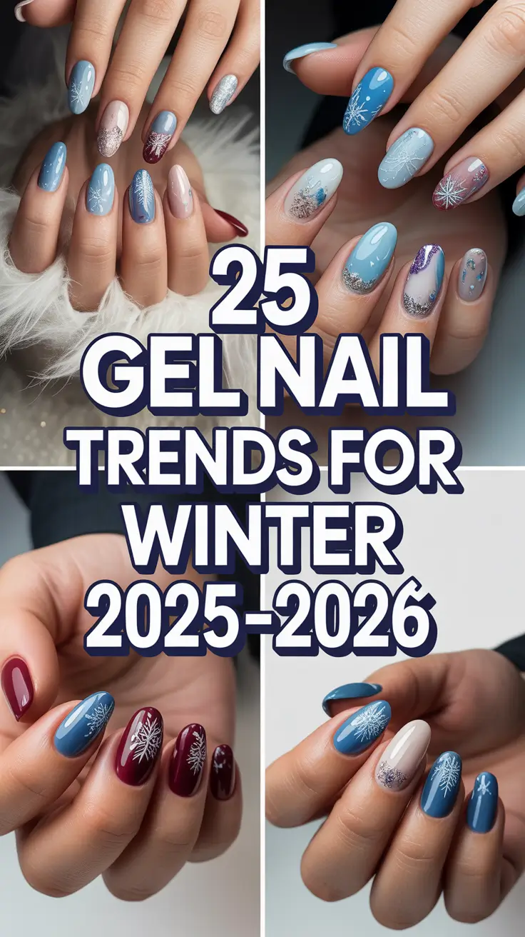 Gel Nail Trends for Winter 2025–2026: Chic Colors, Classy Designs & Inspiring Ideas