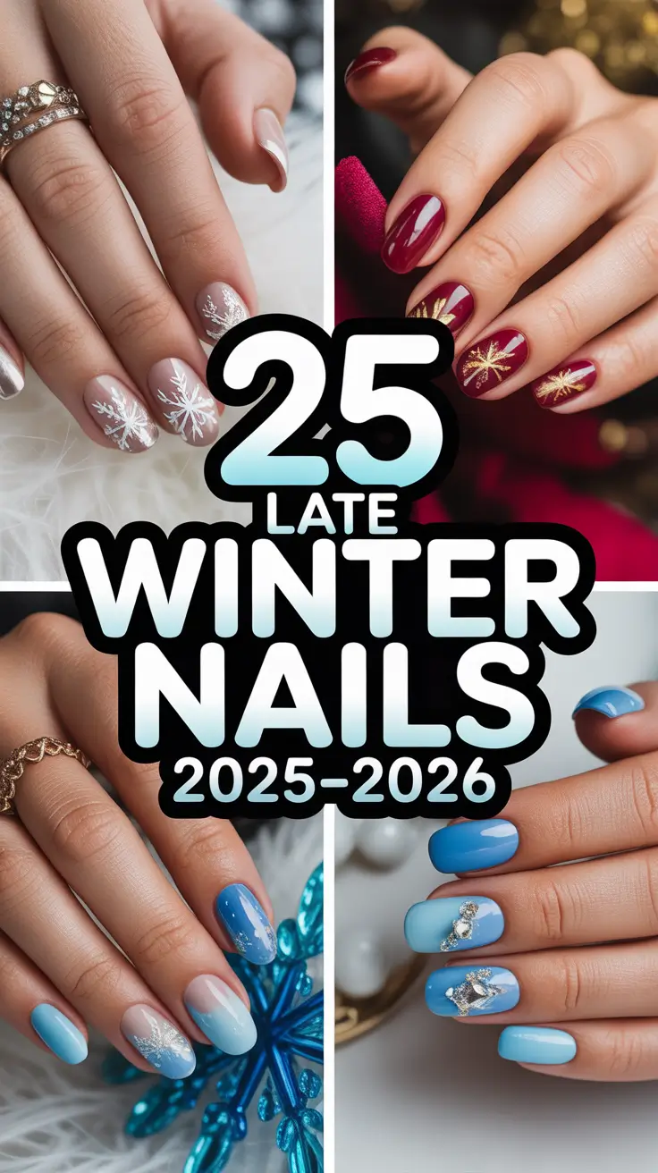 Late Winter Nails 2025–2026: Cute and Chic Designs, Colors, and Inspo to Refresh Your Style