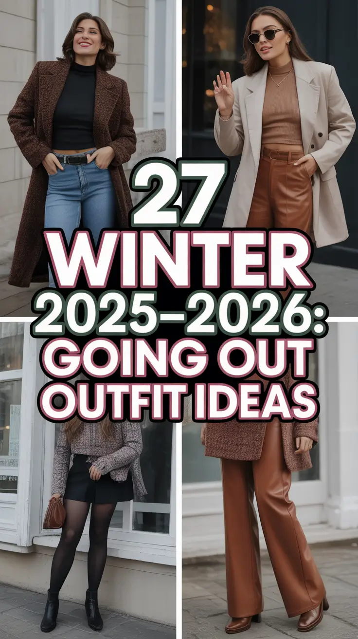 Winter 2025–2026: Going Out Outfit Ideas for Night Bars, Clubs & Cold Weather Inspo