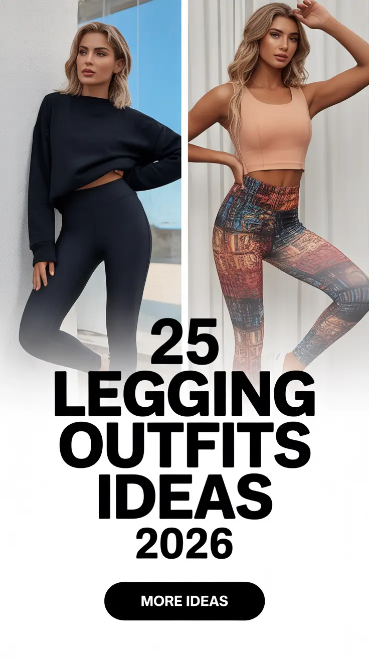 Legging Outfits Ideas 2026: Trendy Looks to Try This Year