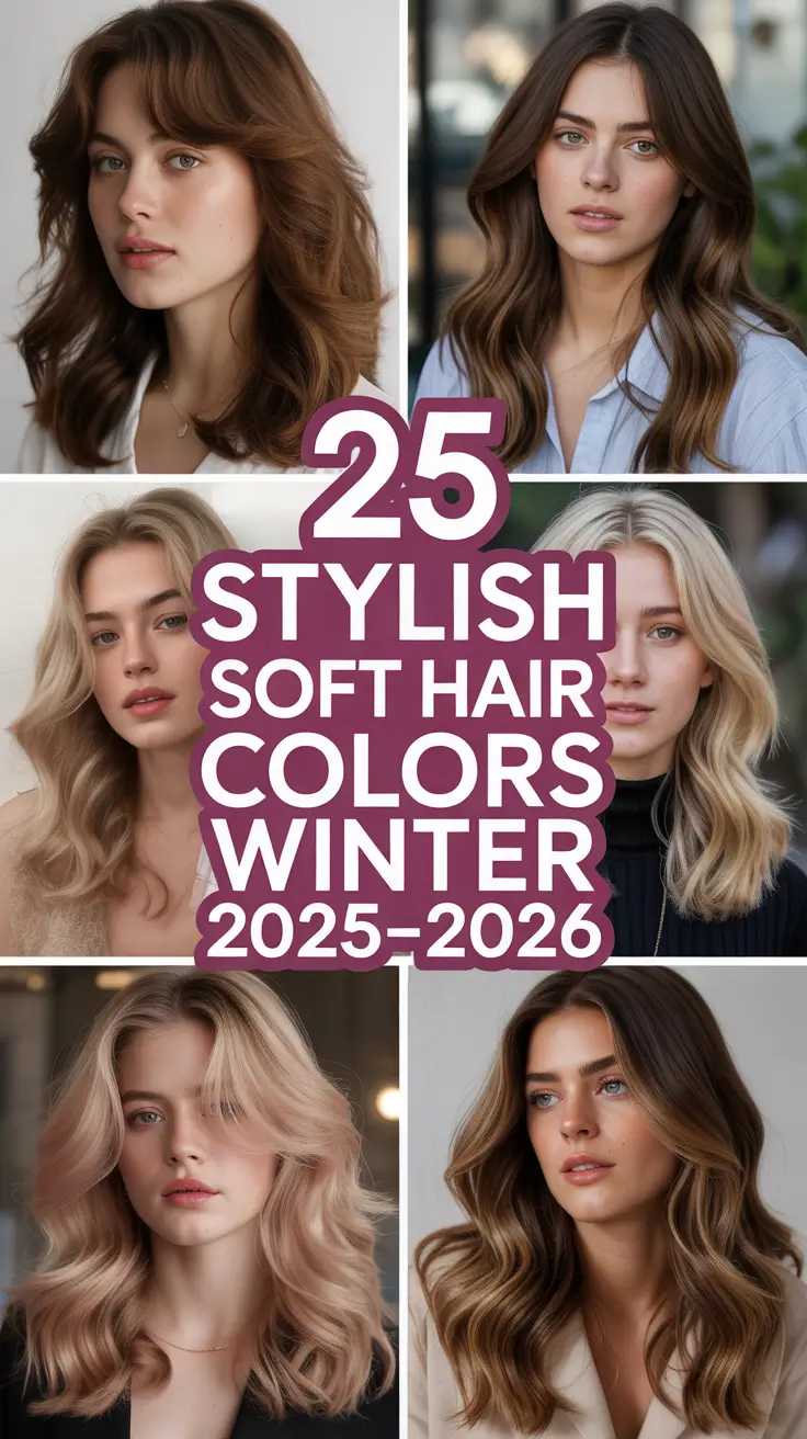 Stylish Soft Hair Colors Winter 2025–2026: Best Ideas and Inspo