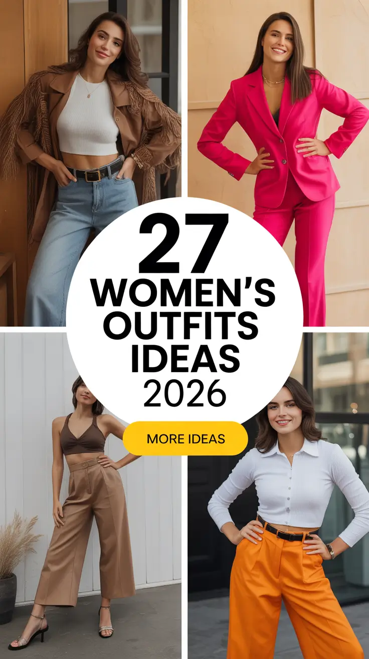 Women’s Outfits Ideas 2026: Smart Casual Looks and Streetwear Balance for the New Season
