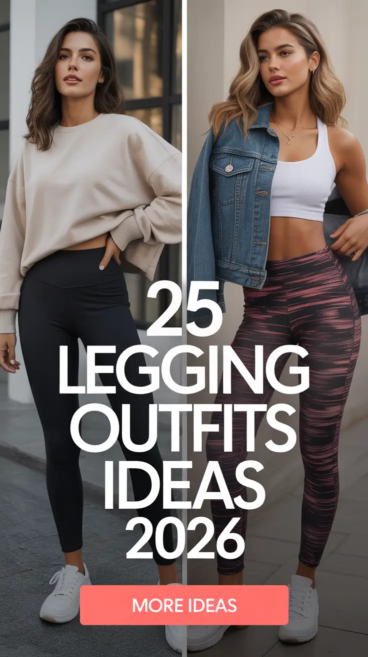 Legging Outfits Ideas 2026: Trendy Looks to Try This Year