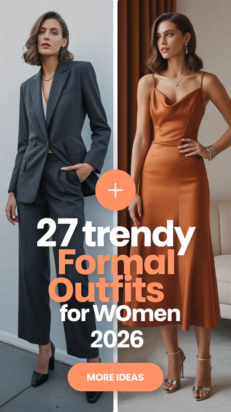 Trendy Formal Outfits for Women 2026: Classy, Modern & Elegant Looks for Every Event