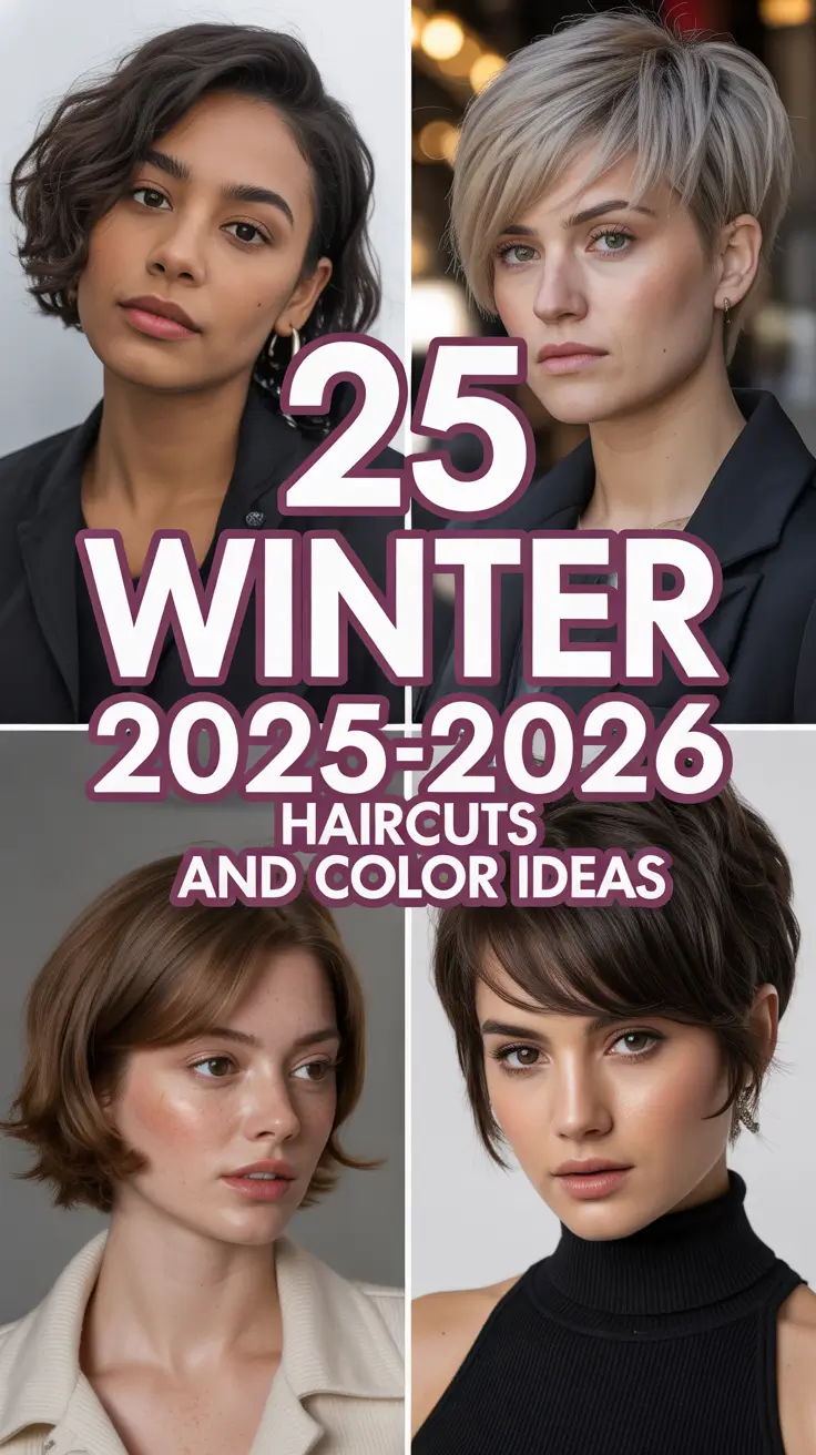 Winter 2025–2026 Haircuts and Color Ideas: Trendy Cuts, Warm Shades, and Inspo for Every Style