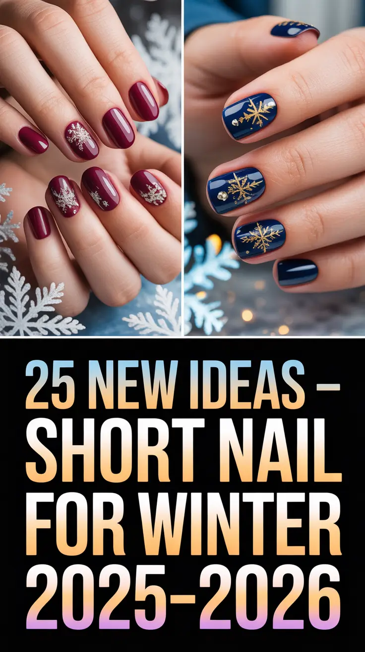 New Ideas – Short Nail for Winter 2025–2026: Cute, Easy & Trendy Designs to Try Now