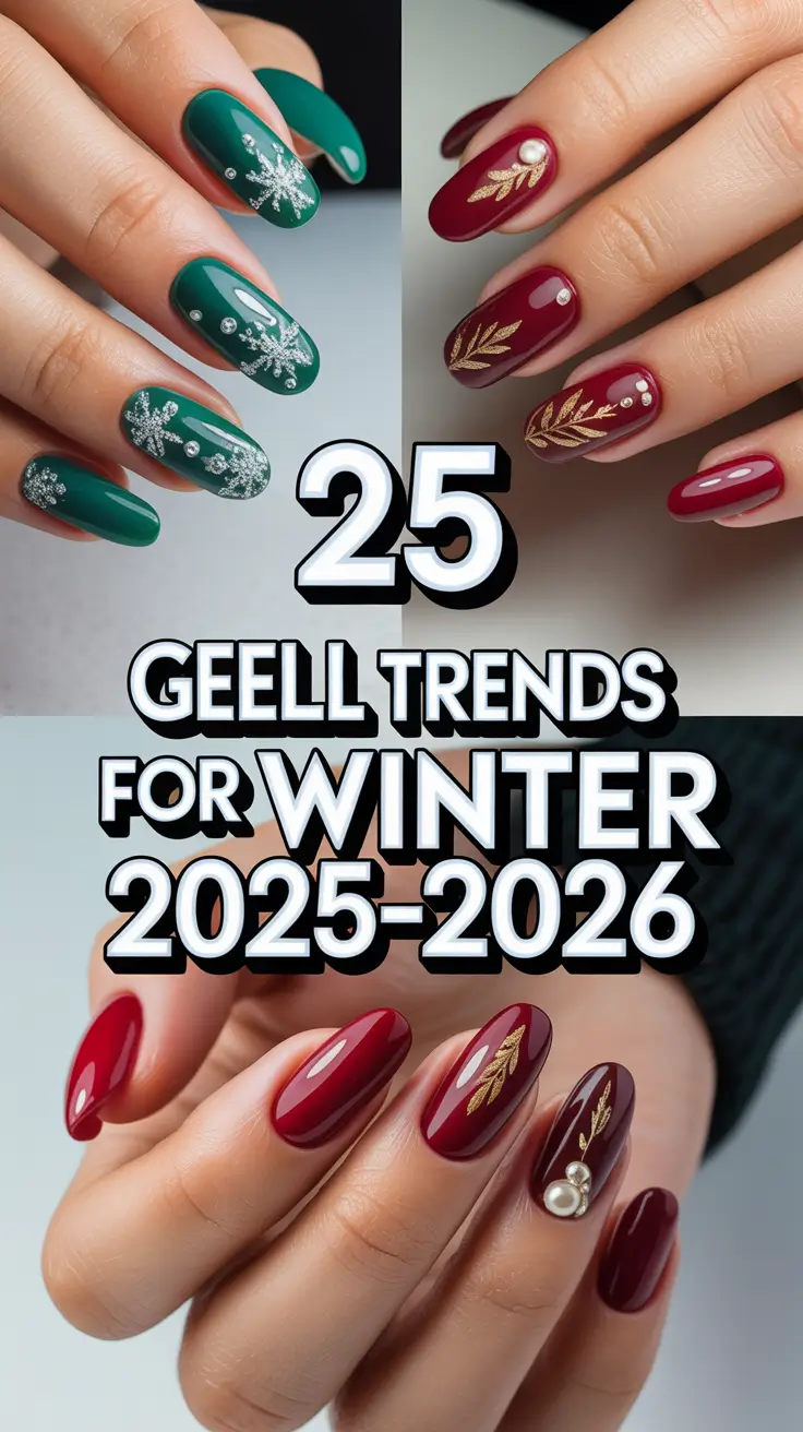 Gel Nail Trends for Winter 2025–2026: Chic Colors, Classy Designs & Inspiring Ideas