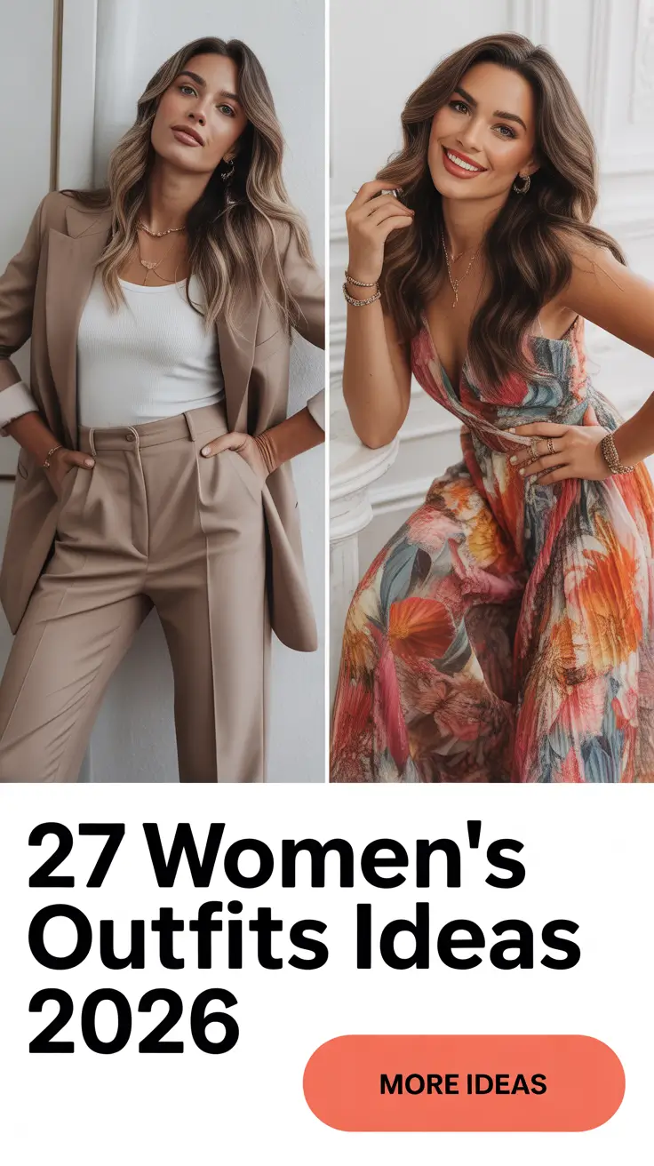 Women’s Outfits Ideas 2026: Smart Casual Looks and Streetwear Balance for the New Season