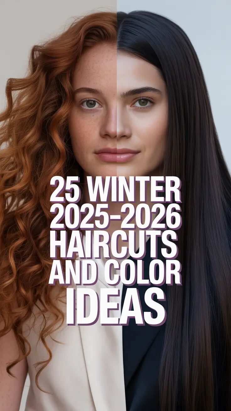 Winter 2025–2026 Haircuts and Color Ideas: Trendy Cuts, Warm Shades, and Inspo for Every Style