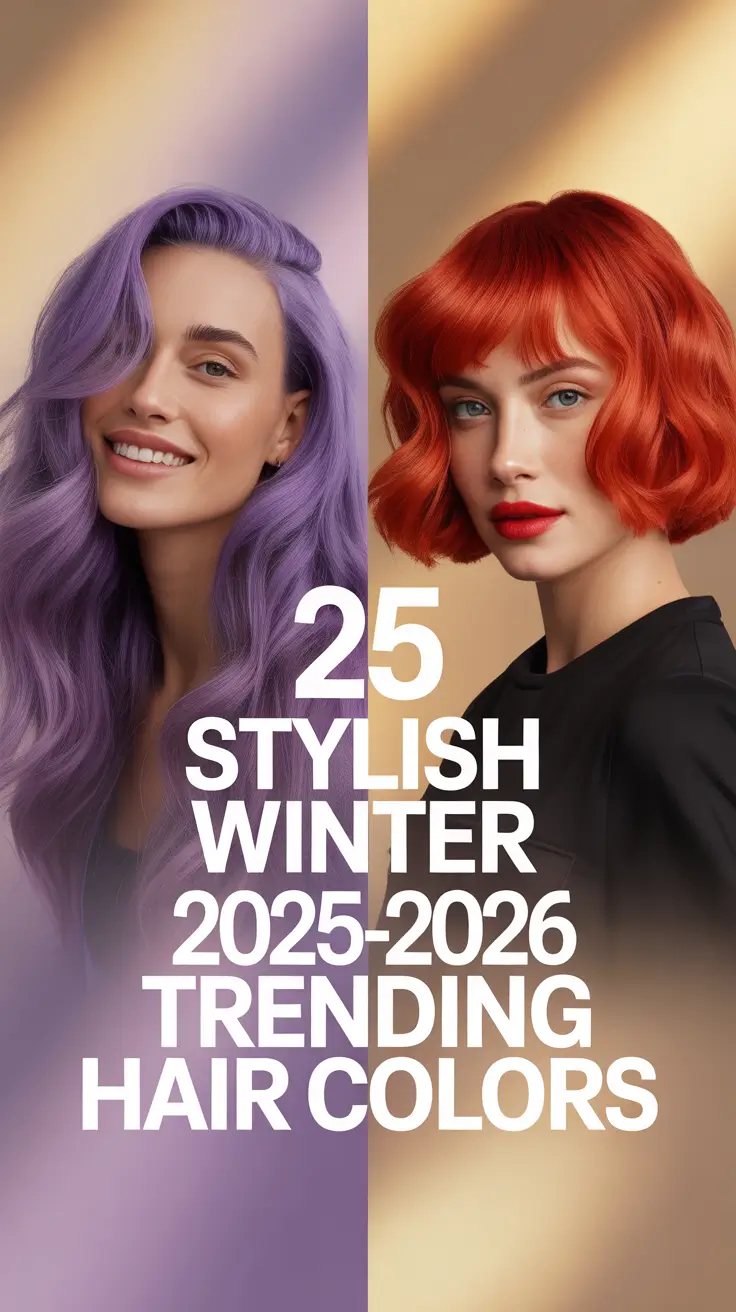Stylish Winter 2025–2026 Trending Hair Colors: Fresh Ideas for Every Woman