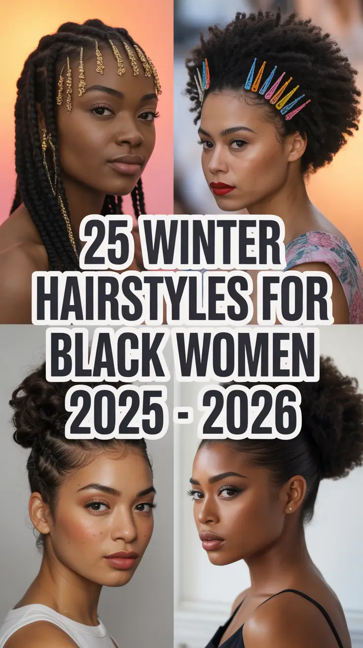 Winter Hairstyles for Black Women 2025–2026: Elegant, Natural & Protective Hair Trends to Try This Season