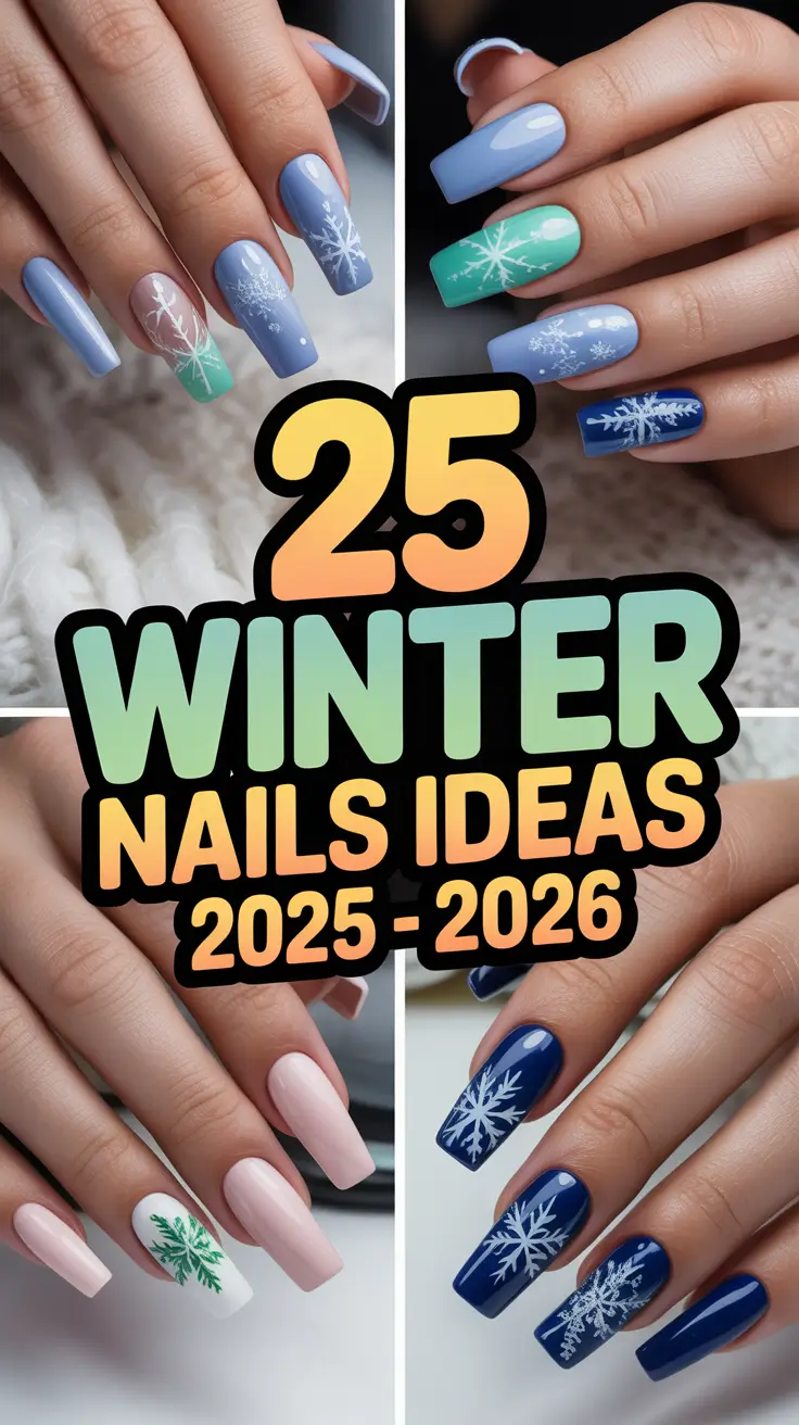 Winter Nails Ideas 2025-2026: Chic Designs, Colors & Inspo for the Cold Season