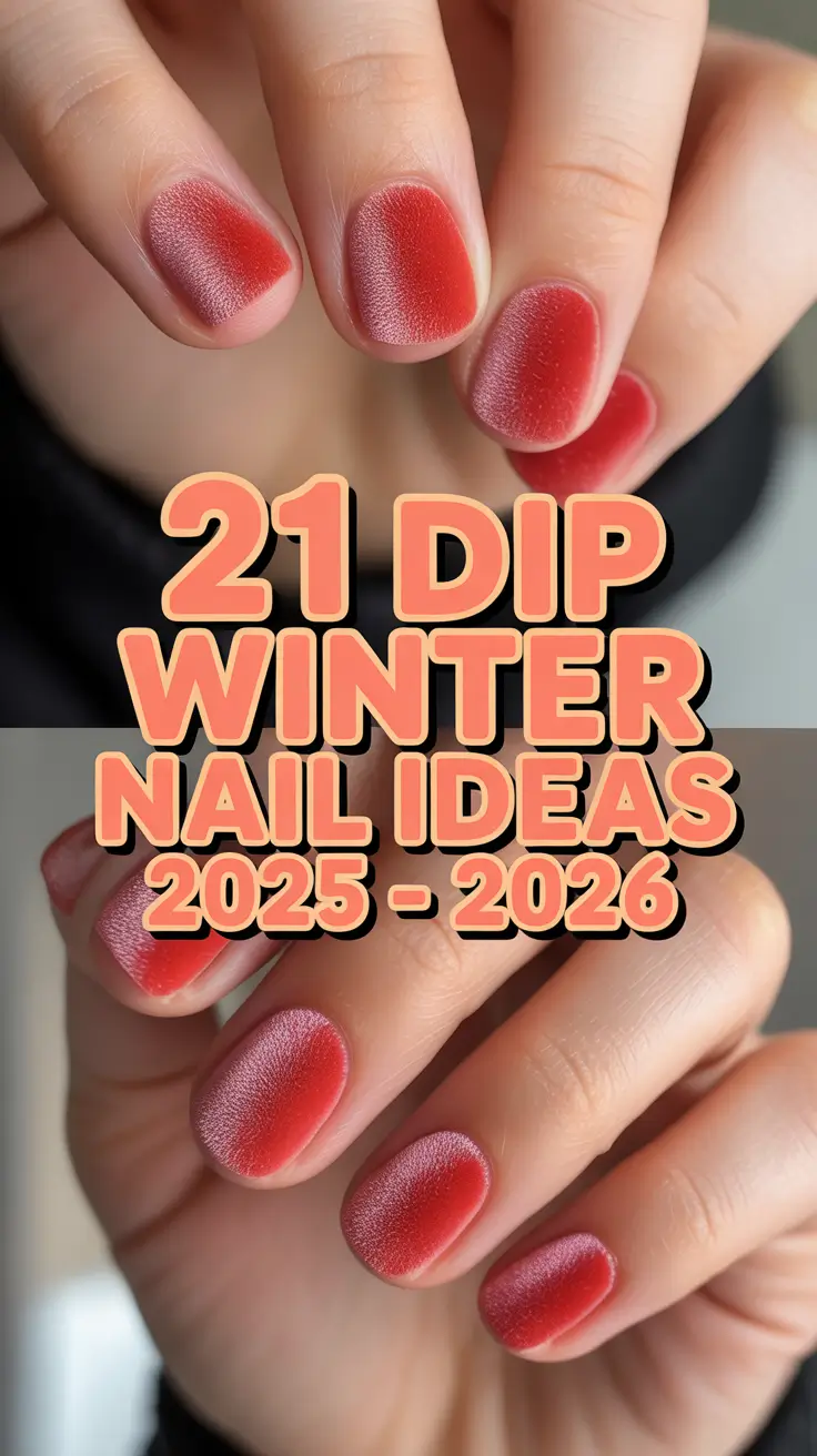 Dip Winter Nail Ideas 2025–2026: Stunning Blue, Chrome & Cute Short Winter Nails You’ll Love