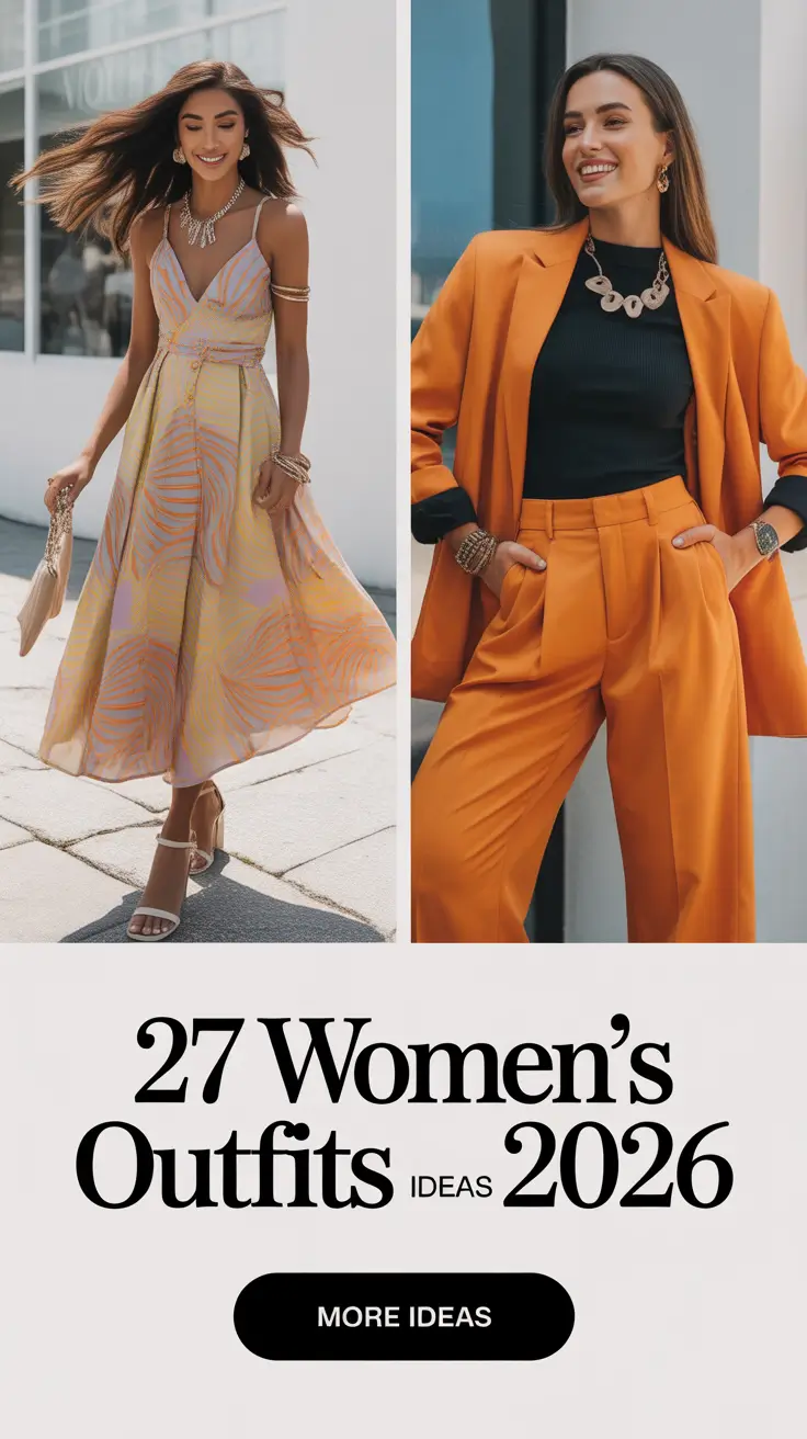 Women’s Outfits Ideas 2026: Smart Casual Looks and Streetwear Balance for the New Season