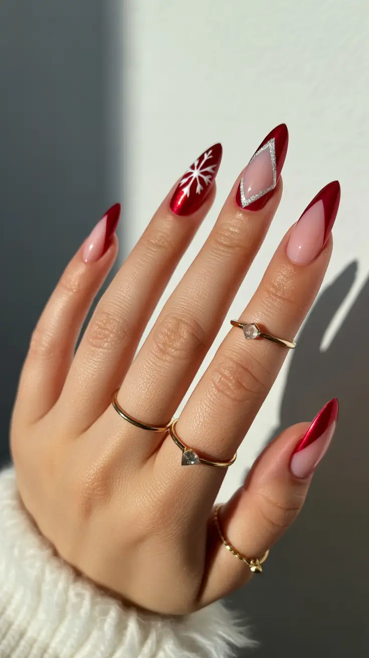 winter-almond-nails-2025-2026-Crimson-Frost-Magic