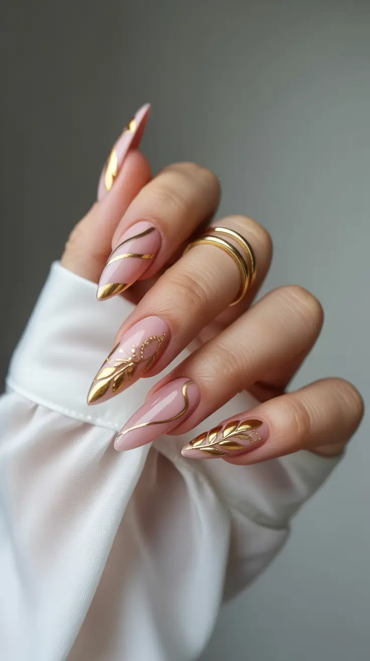 winter-almond-nails-2025-2026-Golden-Whisper-Luxe