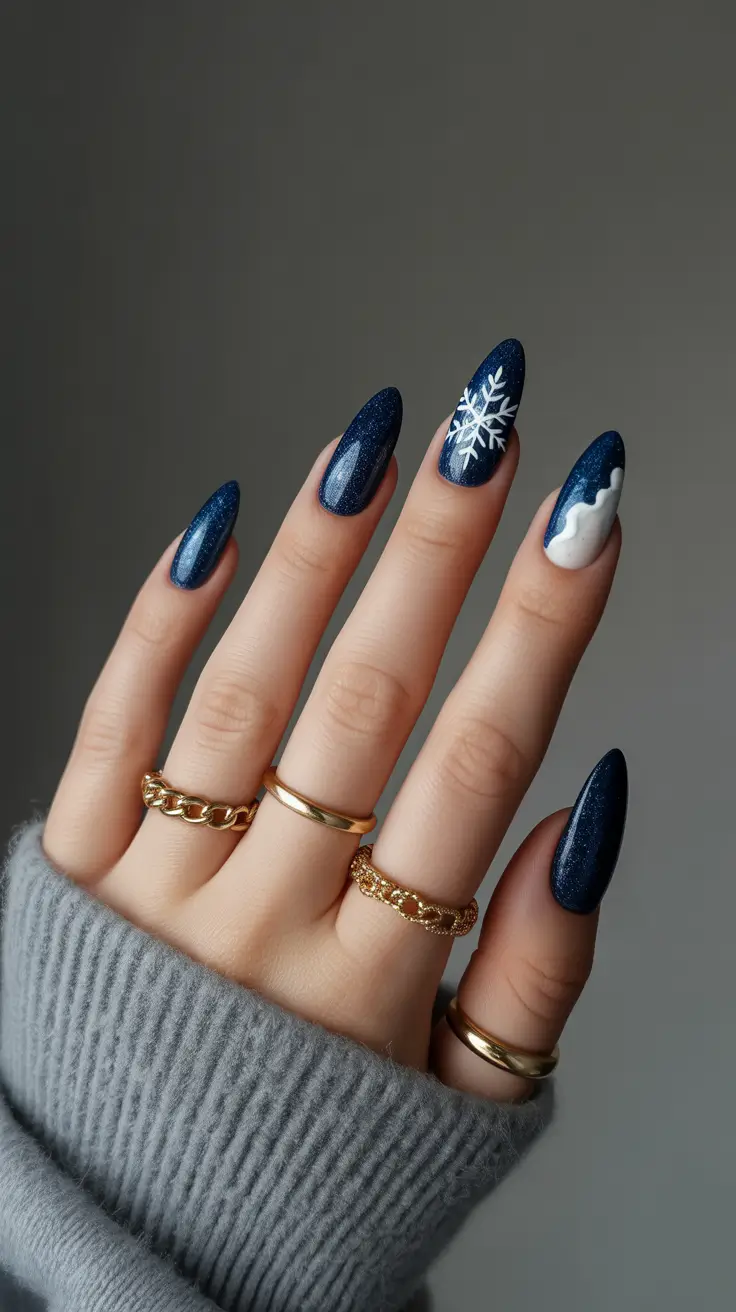 winter-almond-nails-2025-2026-Midnight-Snowfall