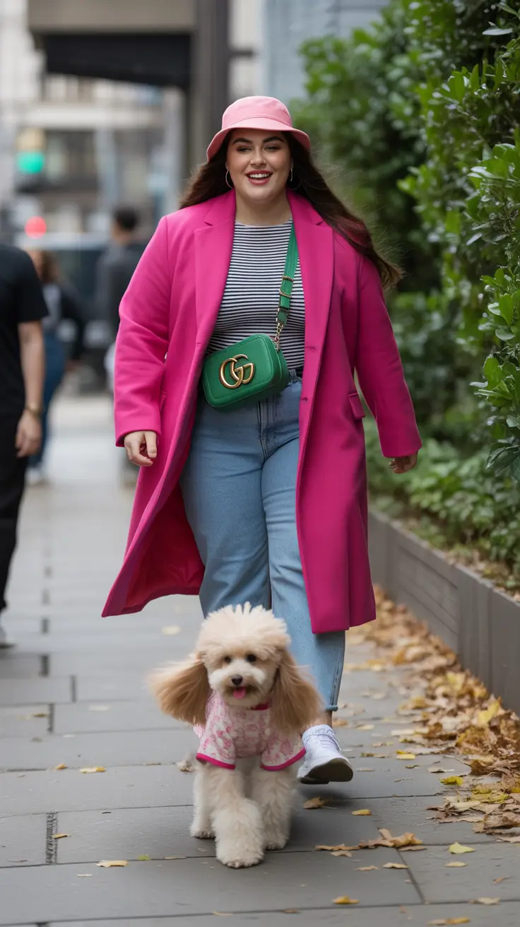winter capsule wardrobe for plus size women 2025-2026 Playful Pink with a Twist