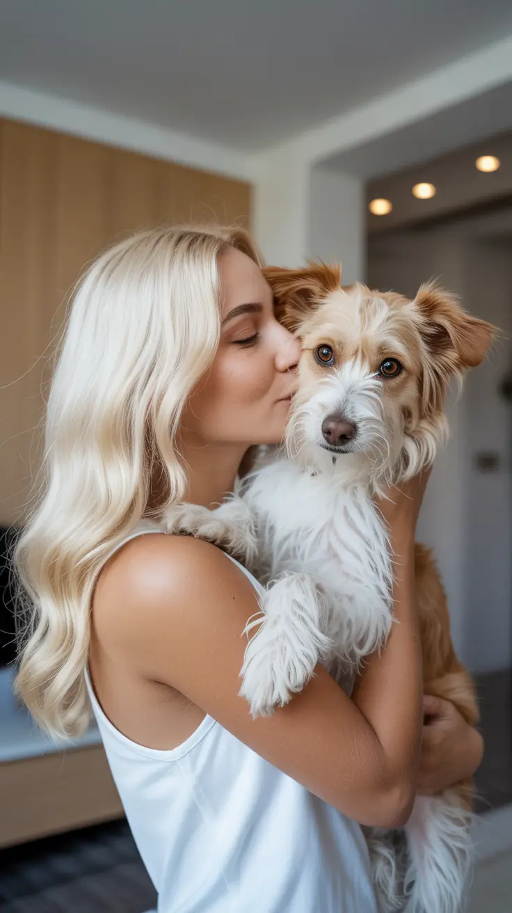 cute winter haircuts 2025-2026 Platinum Shine and Easy Waves