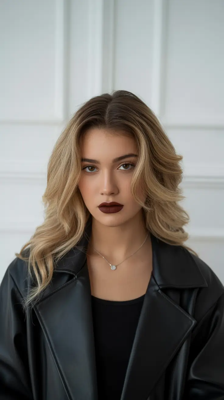 cute winter haircuts 2025-2026 Modern Chic with Soft Flicks