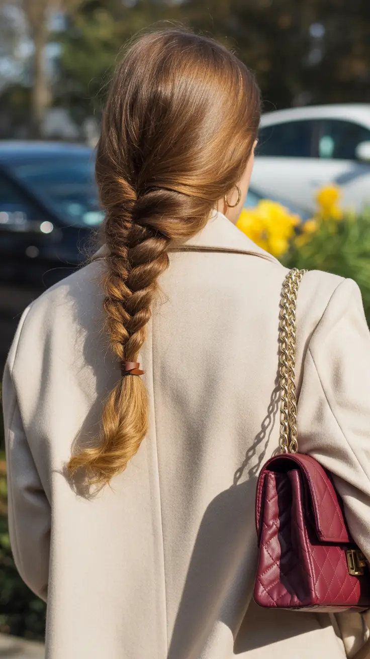 cute winter hairstyles 2025-2026 Chunky Loose Braid