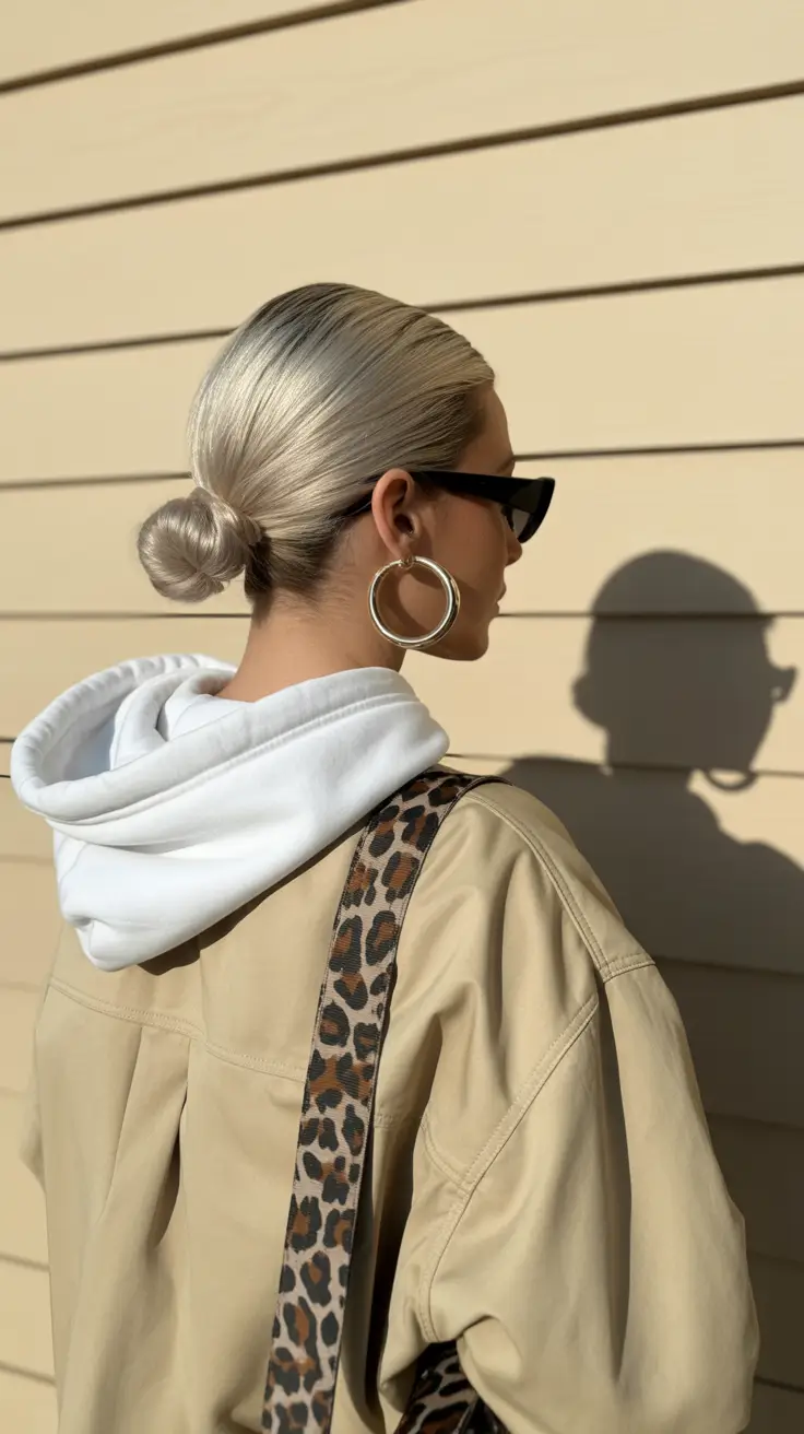 cute winter hairstyles 2025-2026 Minimal Low Bun
