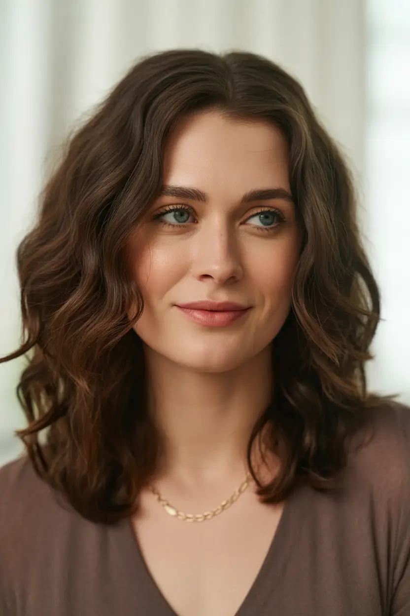 Dark Winter Hair Color 2025-2026 Textured Brunette Bob