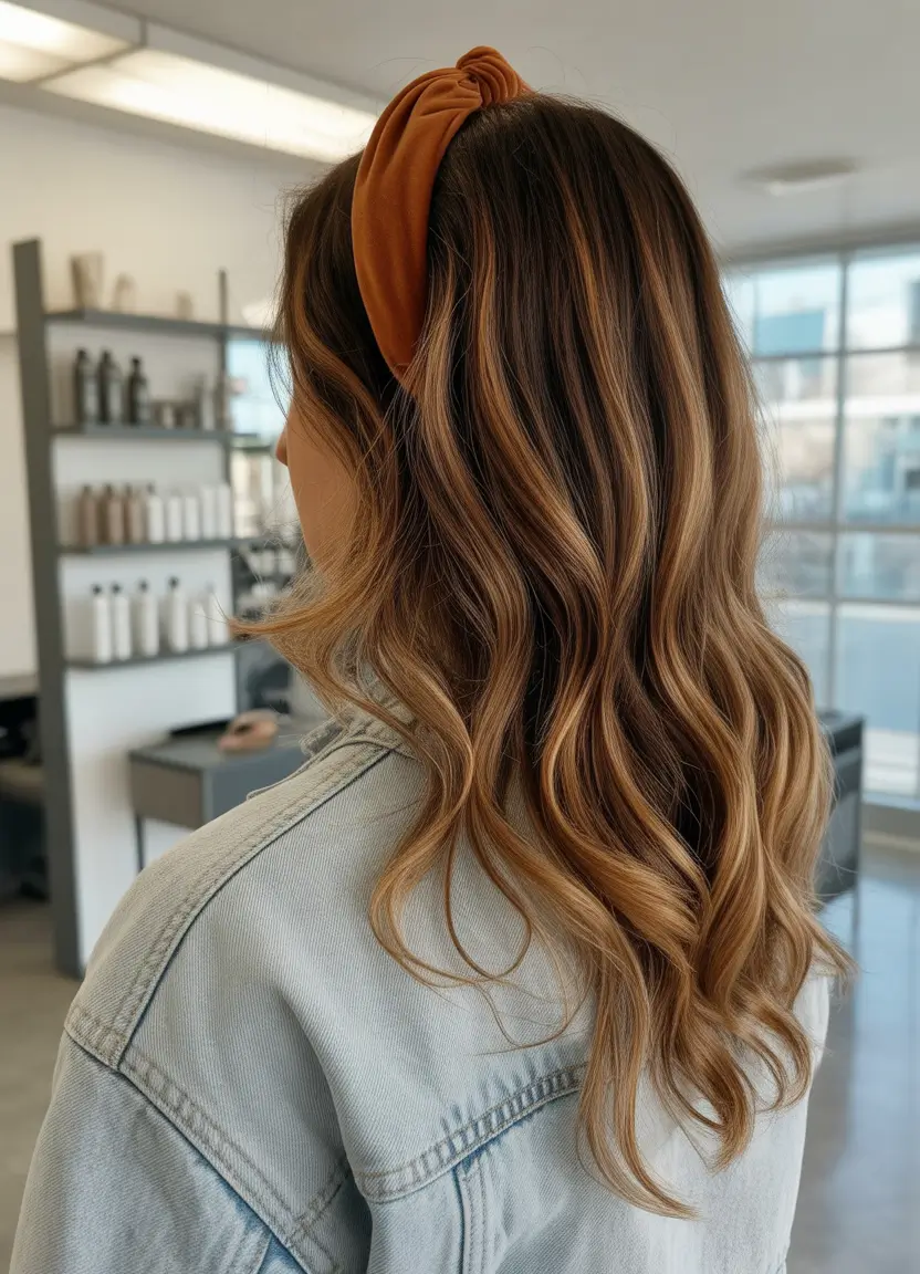 Dark Winter Hair Color 2025-2026 Warm Copper Balayage