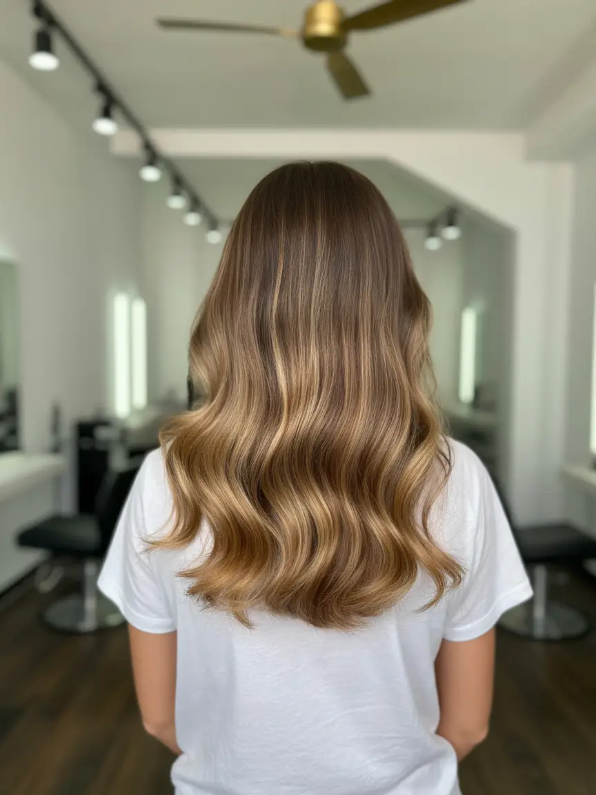 Dark Winter Hair Color 2025-2026 Golden Brunette Glow
