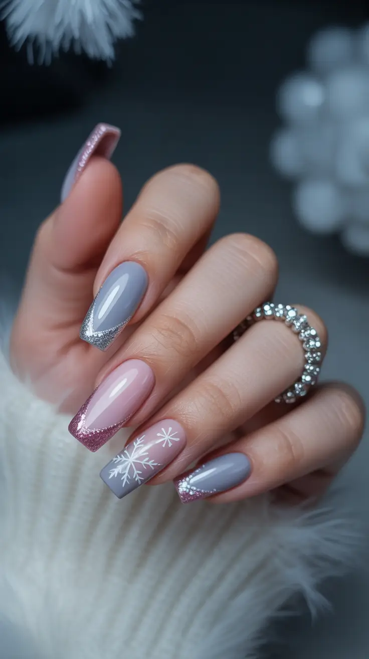 cute-winter-nails-2025-2026-frosted-gradient-glam